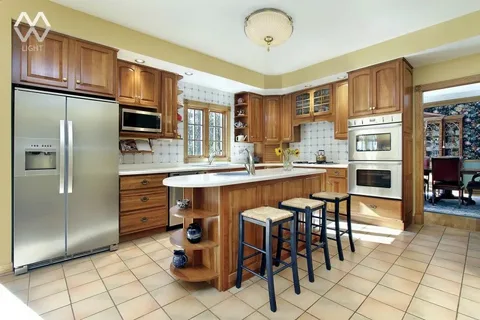 Customized American Hardwood kitchen furniture